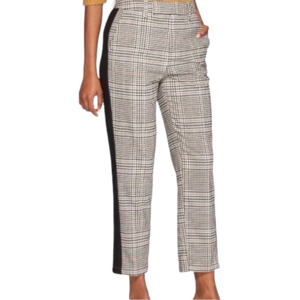 Who What Where plaid cropped dress pants
